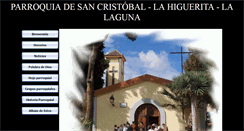 Desktop Screenshot of parroquiasancristobal.com